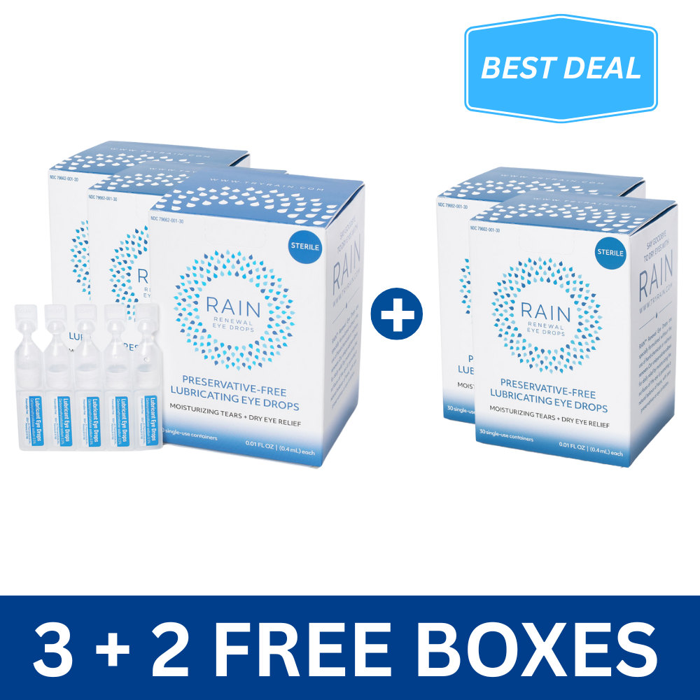 RAIN 3 Pack + 2 FREE Boxes