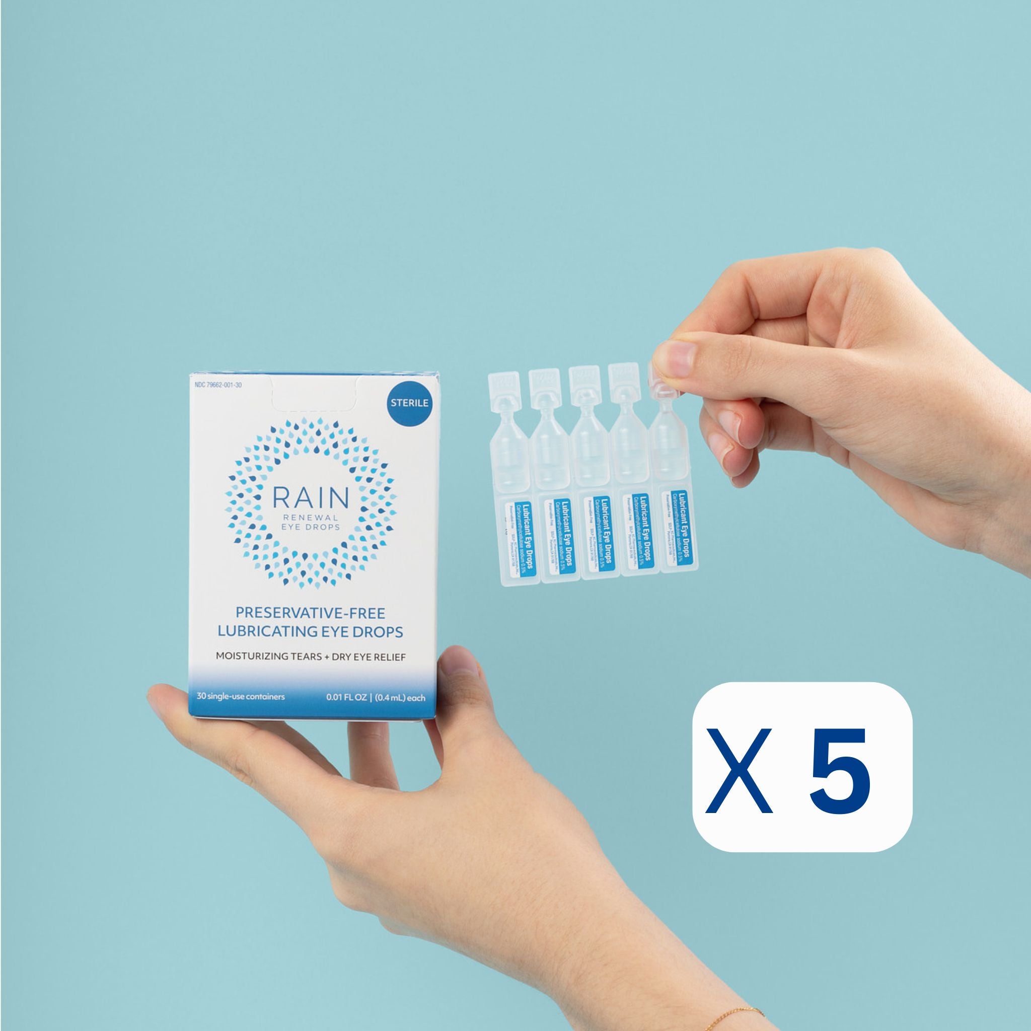 RAIN 3 Pack + 2 FREE Boxes