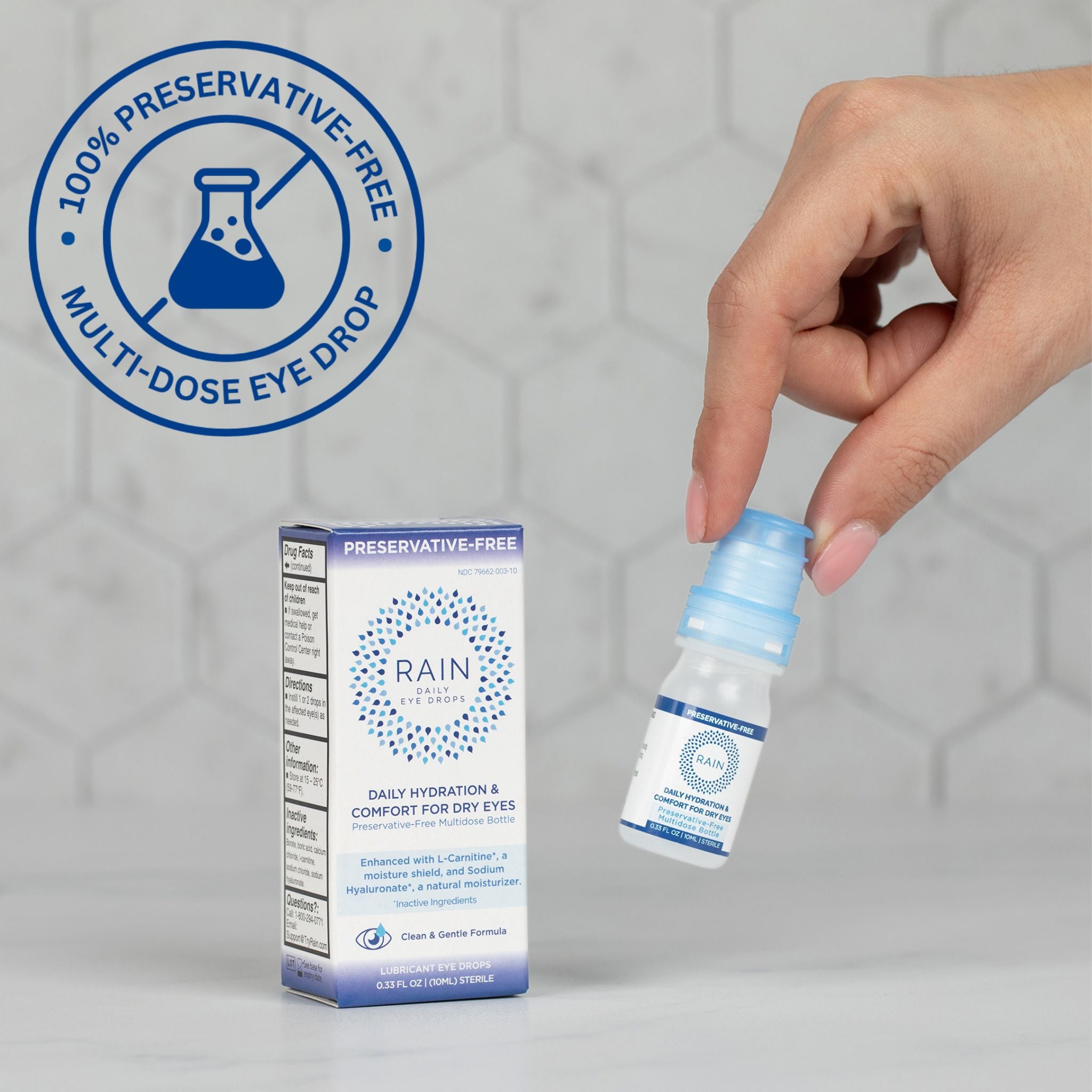 RAIN 3 Pack + 2 FREE Bottles