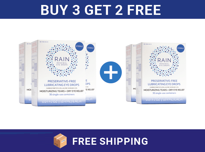 RAIN 3 Pack + 2 FREE Boxes