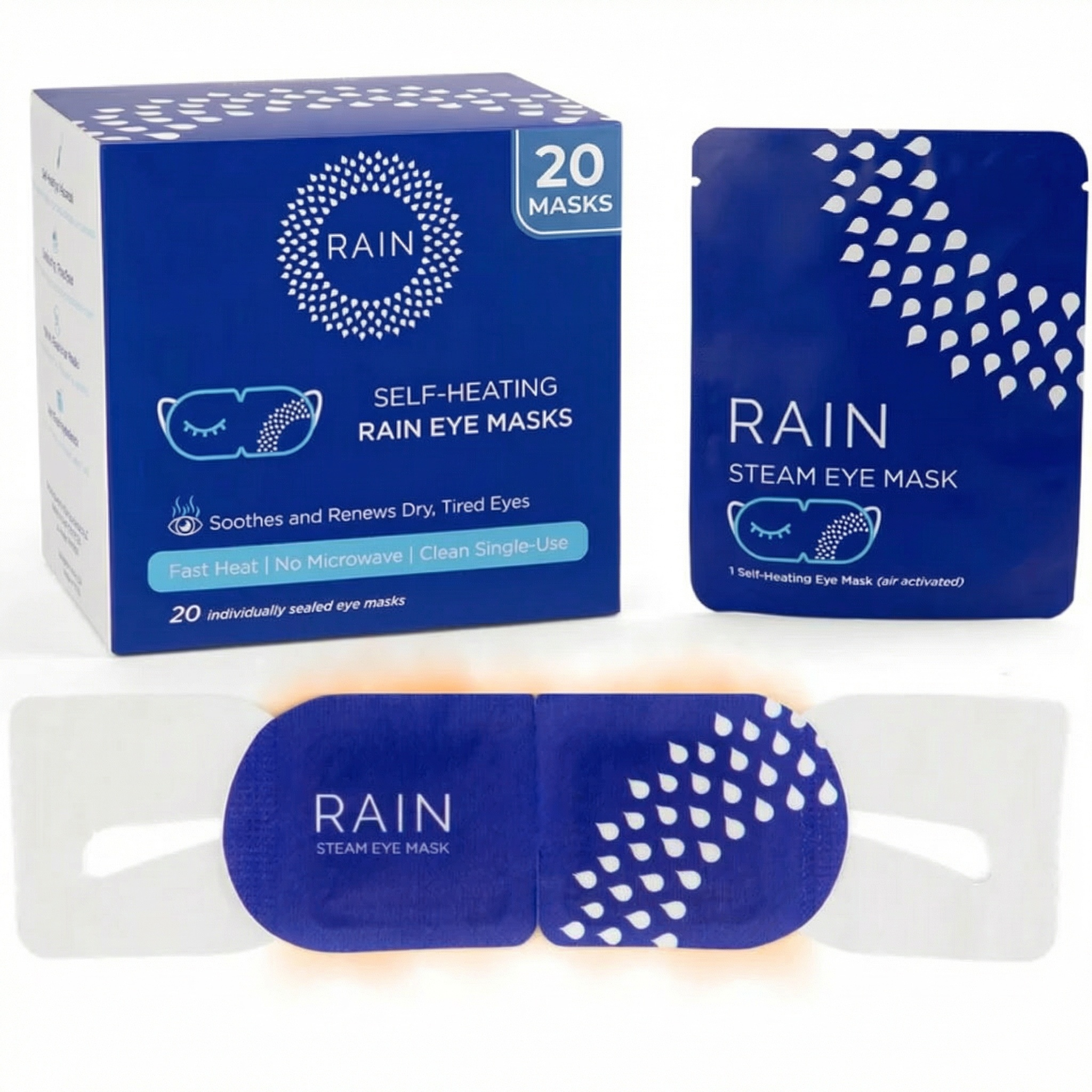 Rain Eye Mask Self-Heating Warm Compress