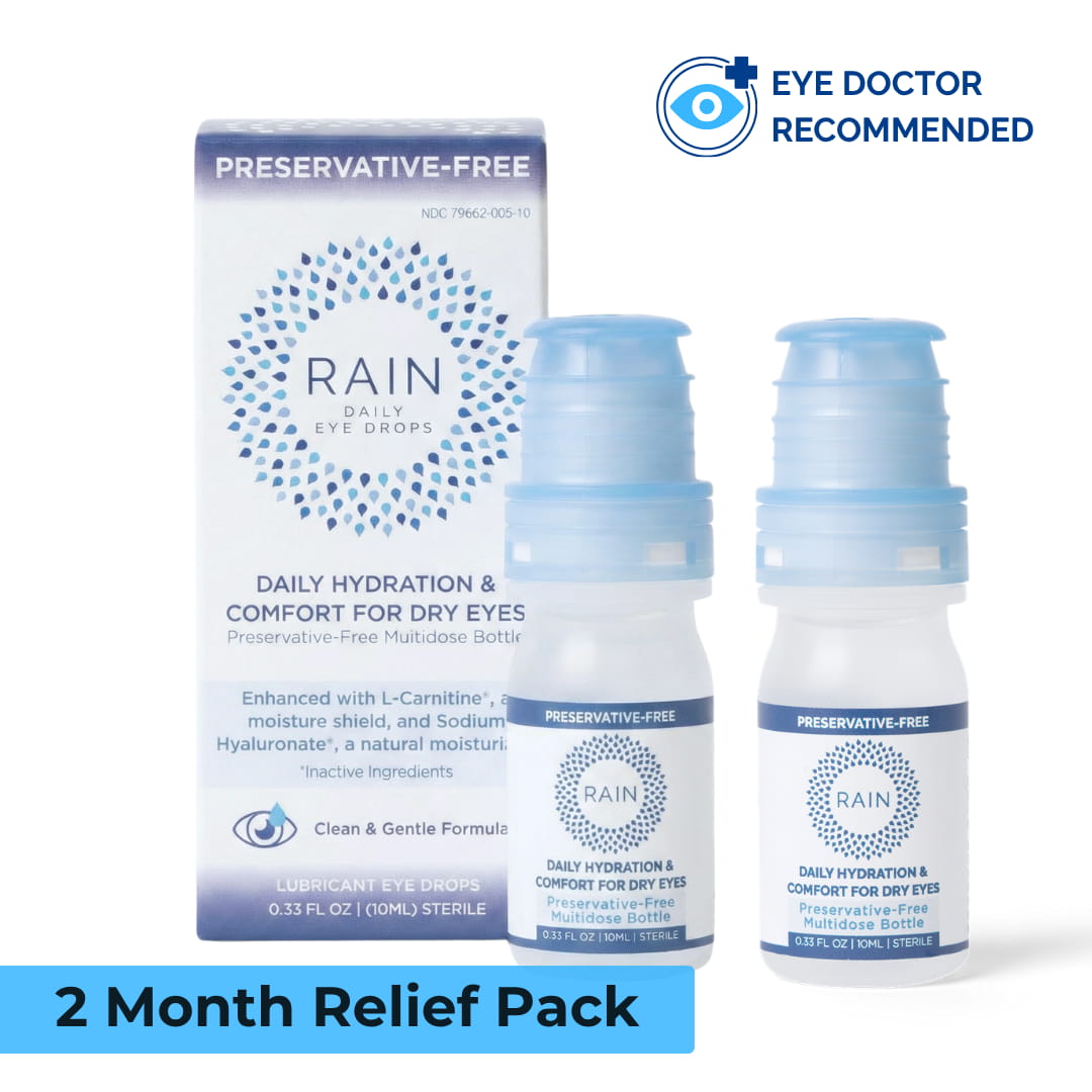 Rain™ Daily Eye Drops — Clean Dry Eye Relief