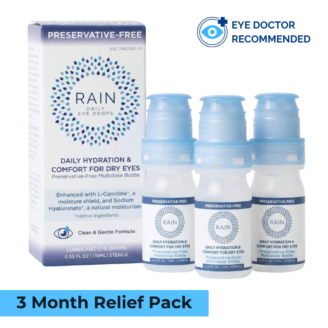Rain™ Daily Eye Drops — Clean Dry Eye Relief