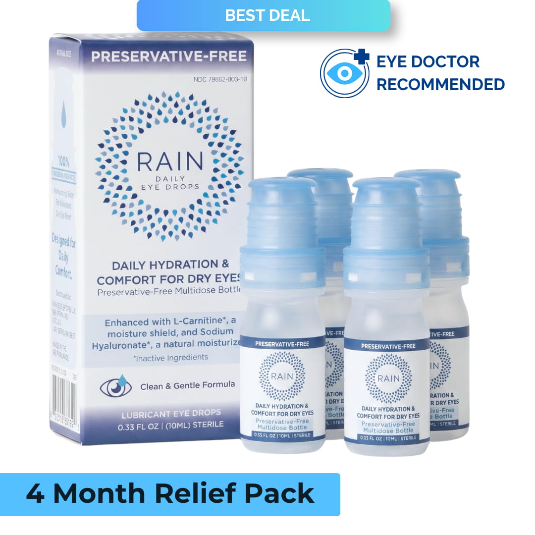 Rain™ Daily Eye Drops — Clean Dry Eye Relief