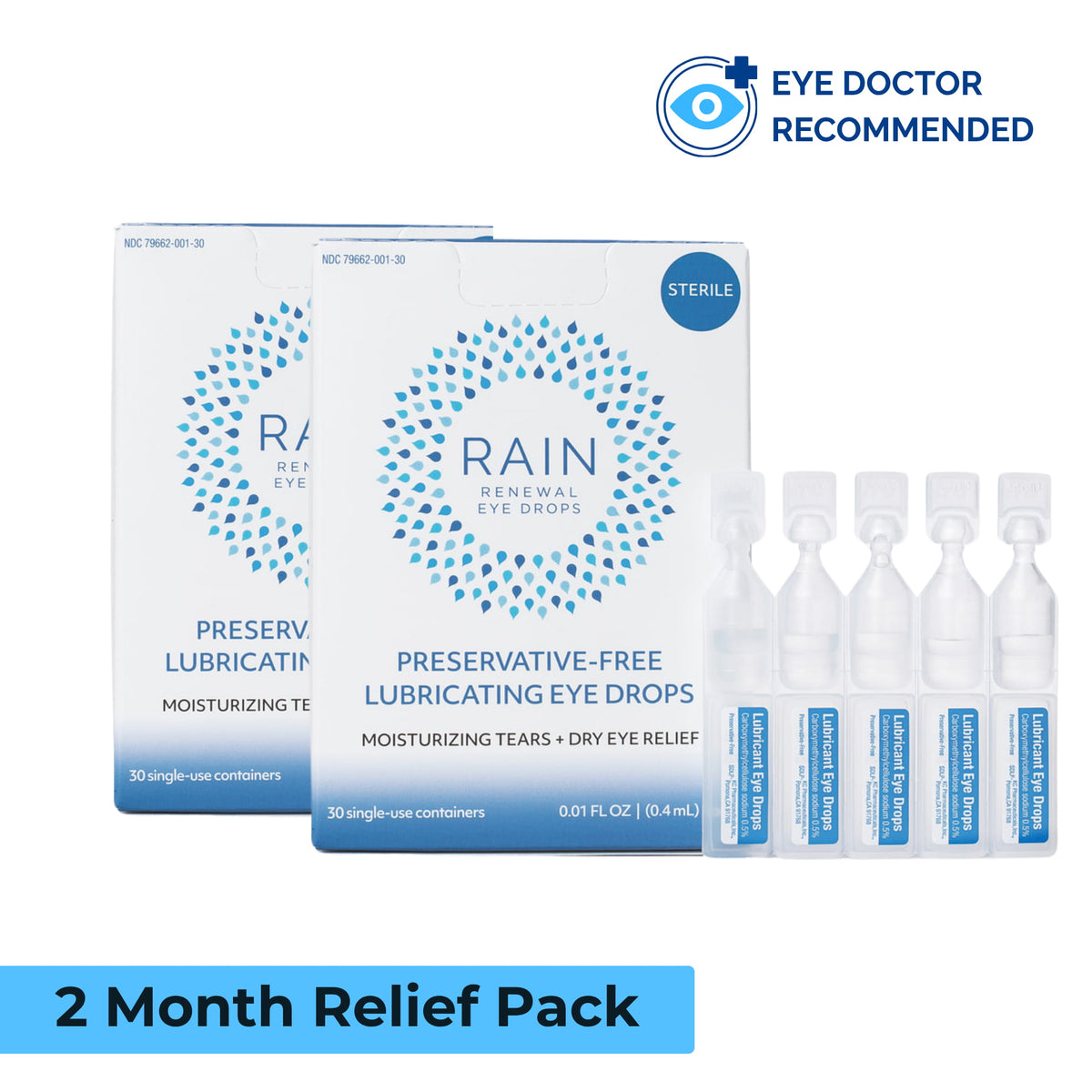 Rain™ Renewal Eye Drops — Single-use Vials