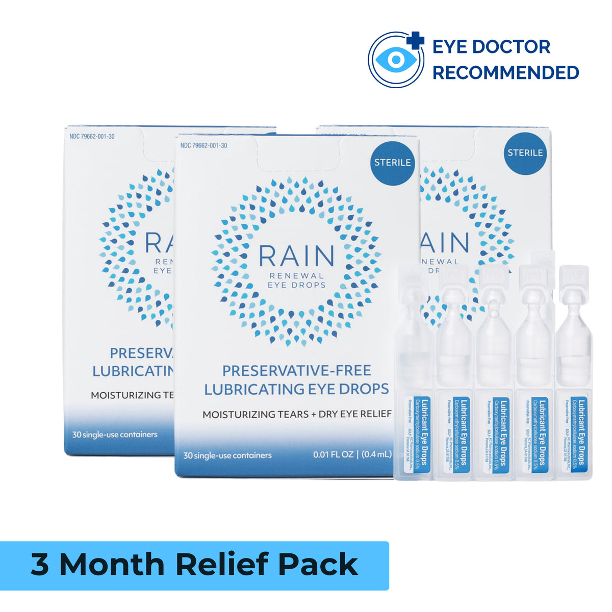 Rain™ Renewal Eye Drops — Single-use Vials
