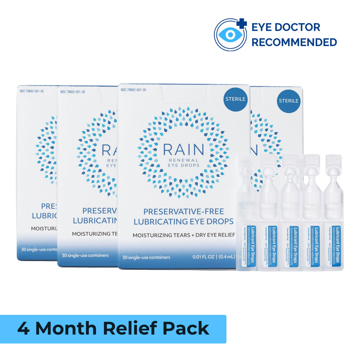 Rain™ Renewal Eye Drops — Single-use Vials