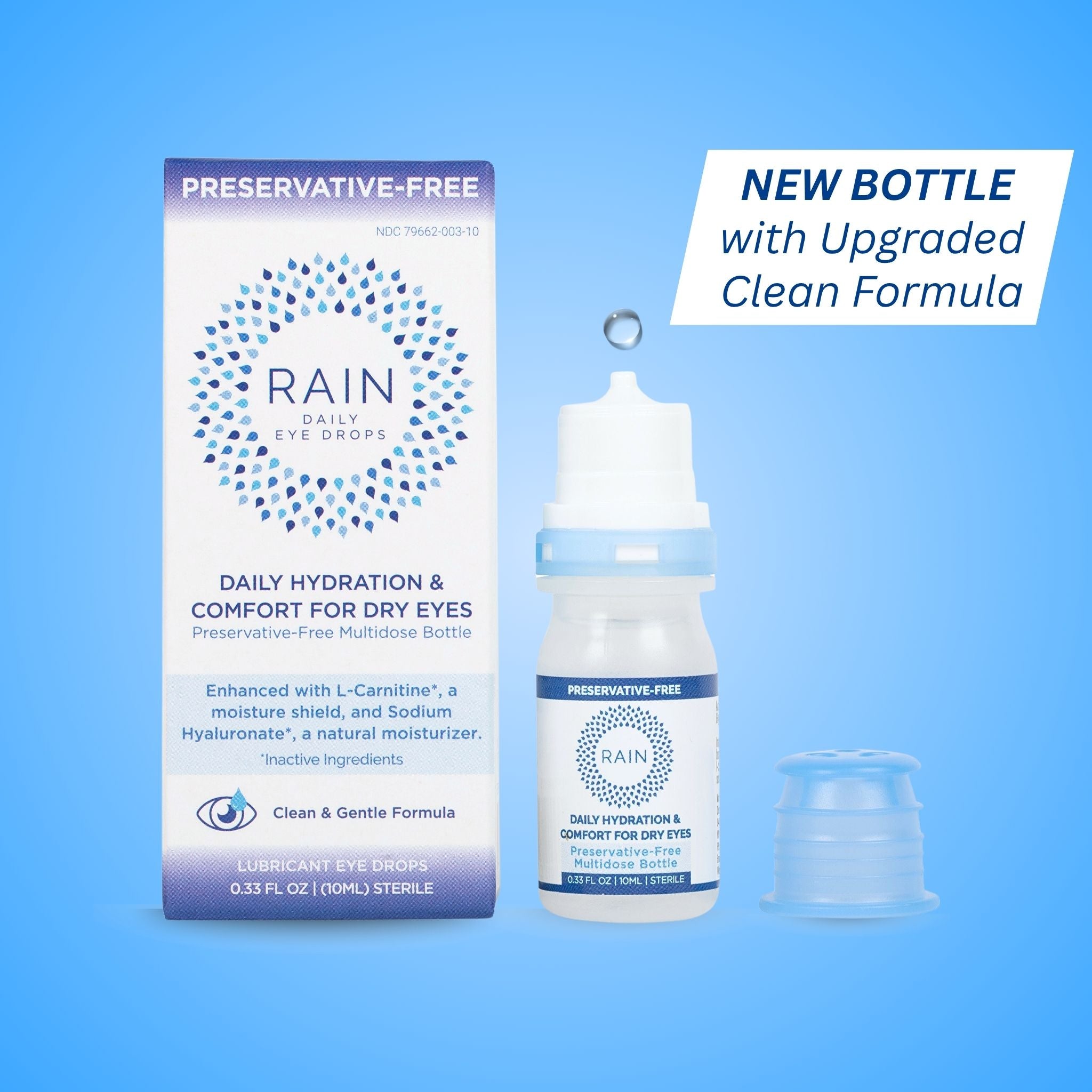 RAIN 3 Pack + 2 FREE Bottles